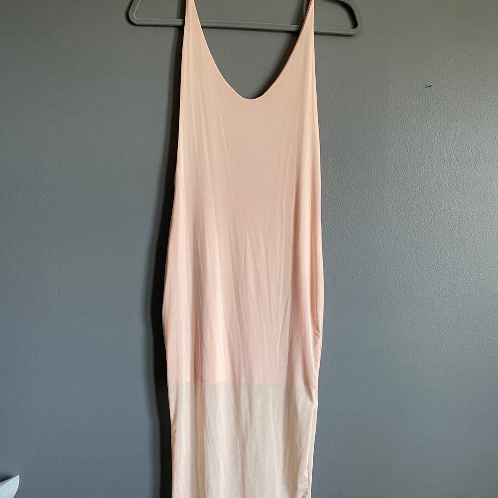 Blush Tight Midi Dress